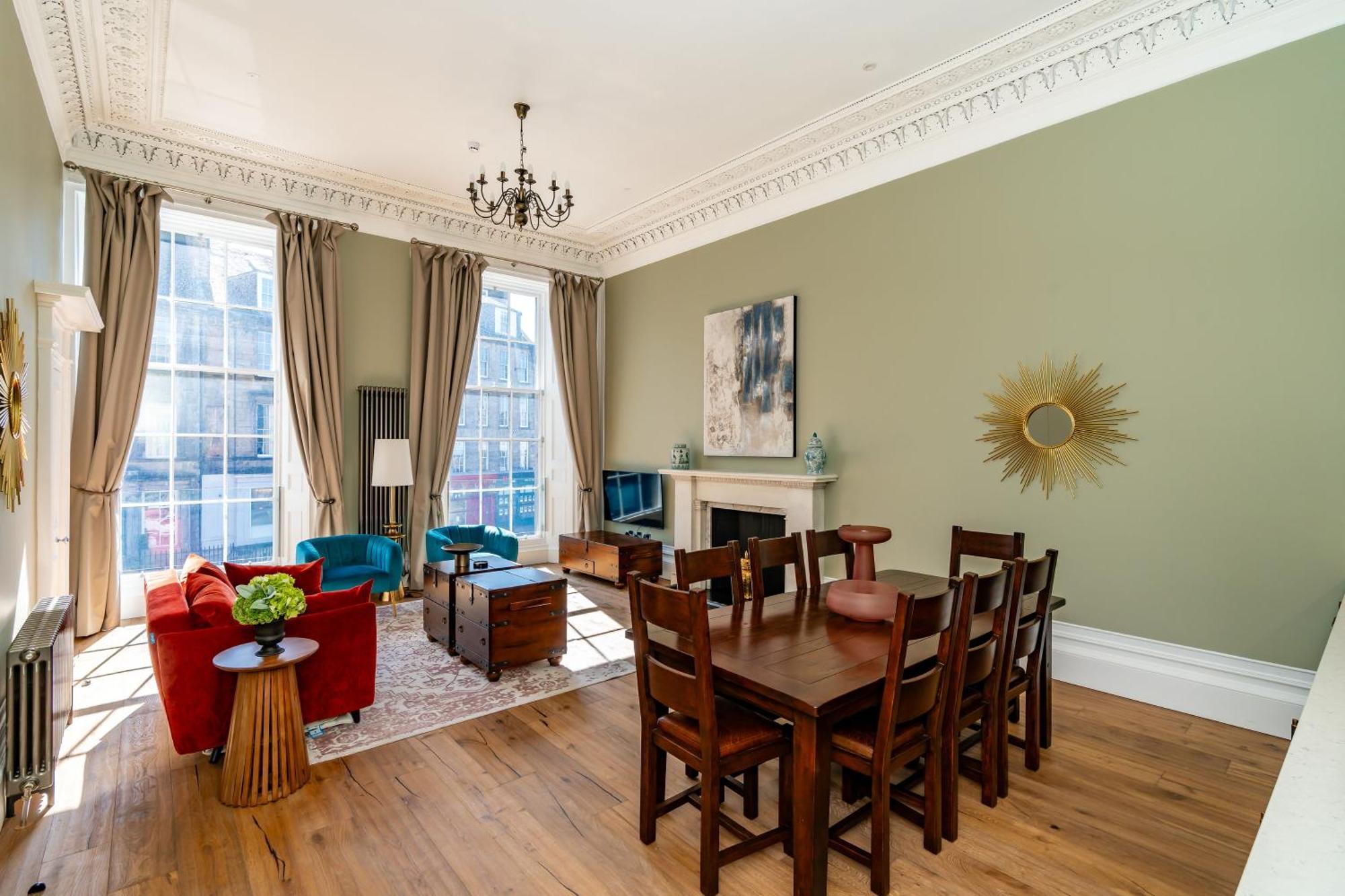 Dragon Suites Luxury Apartments At 9 Albyn Place Εδιμβούργο Εξωτερικό φωτογραφία